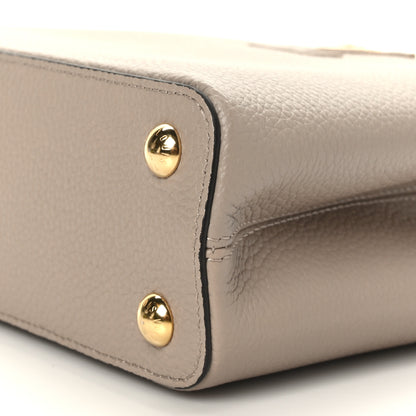 Louis Vuitton Taurillon Capucines BB Galet 8 of 8