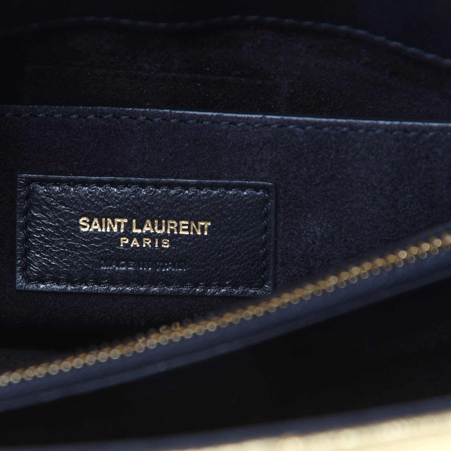 Saint Laurent Metallic Calfskin Y Quilted Small Loulou Monogram Chain Satchel Gold 6 of 11