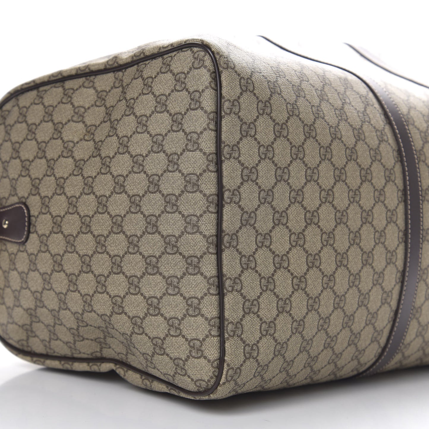 GG Plus Monogram Large Carry On Duffle Bag Brown