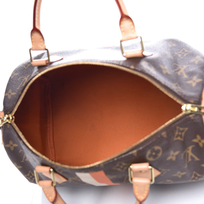 Louis Vuitton Monogram My LV Heritage Speedy Bandouliere 30 Orange White 7 of 14