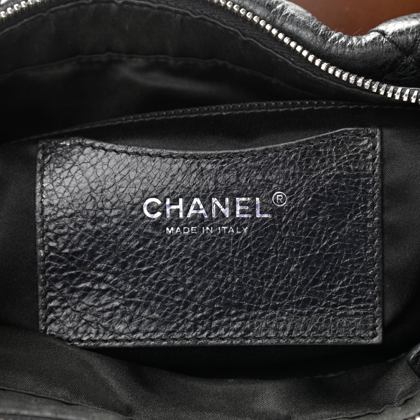 Glazed Calfskin On The Road Hobo Black