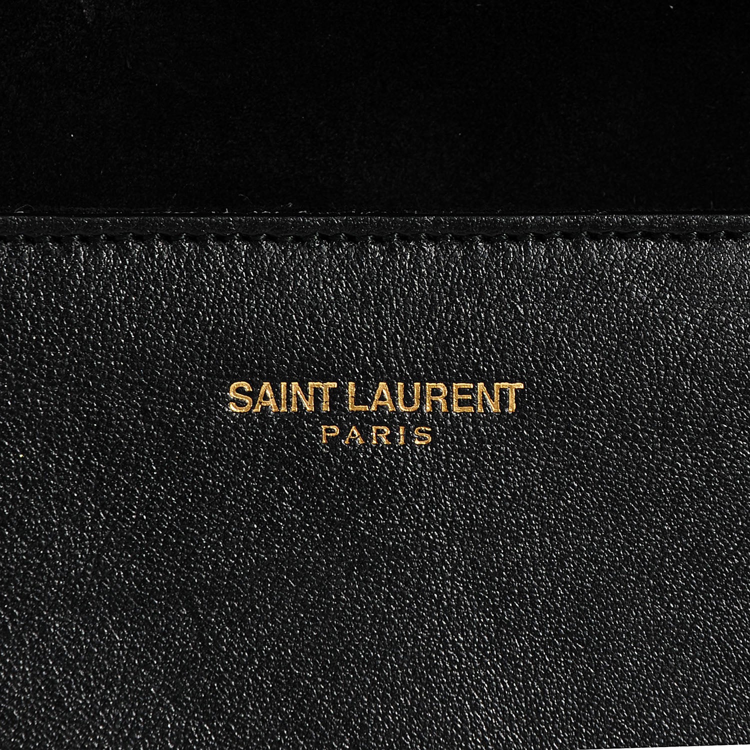 Saint Laurent Calfskin Classic Y Clutch Black 7 of 7