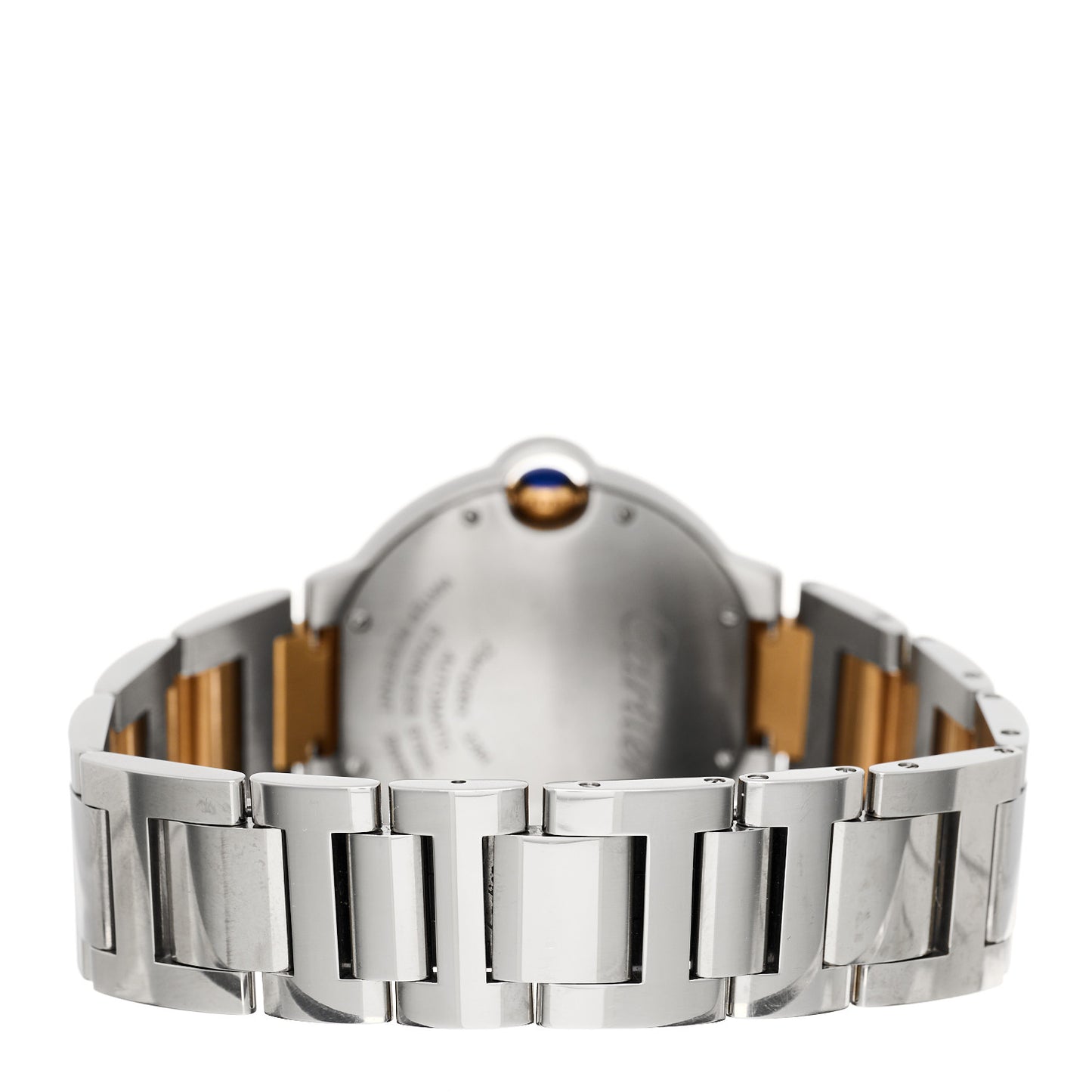 Stainless Steel 18K Pink Gold Diamond 36mm Ballon Bleu De Cartier Automatic Watch