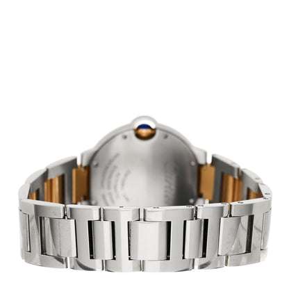 Cartier Stainless Steel 18K Pink Gold Diamond 36mm Ballon Bleu De Cartier Automatic Watch 3 of 4