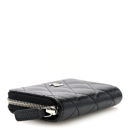 Chanel Caviar Quilted Classic Zipped Coin Purse Black 4 of 8