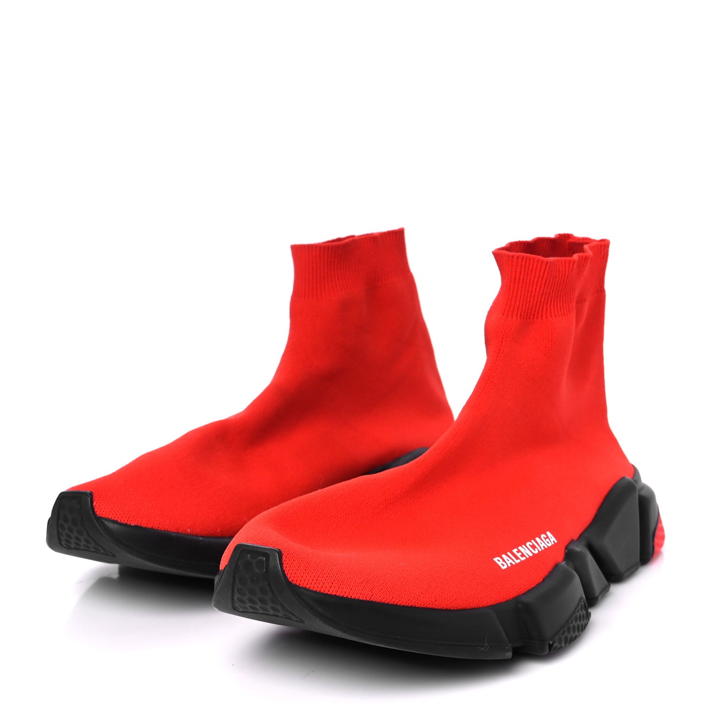 Neoprene Knit Mens Speed Sneakers 45 Red Black