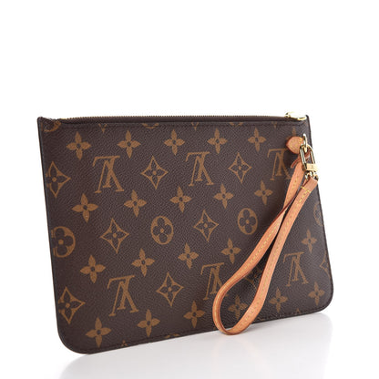 Louis Vuitton Monogram Neverfull MM GM Pochette 3 of 9