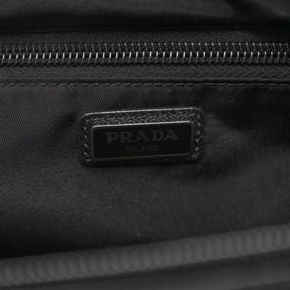 Prada Re-Nylon Saffiano Travel Pouch Black 6 of 6