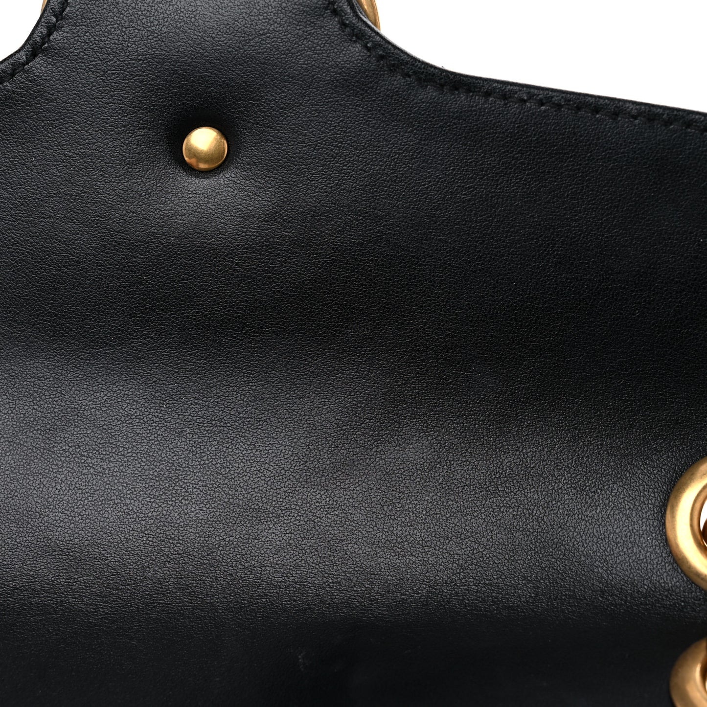Calfskin Matelasse Small GG Marmont Shoulder Bag Black