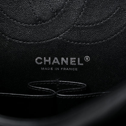 Chanel Aged Calfskin Chevron Quilted 2.55 Reissue 225 Flap So Black 6 of 11