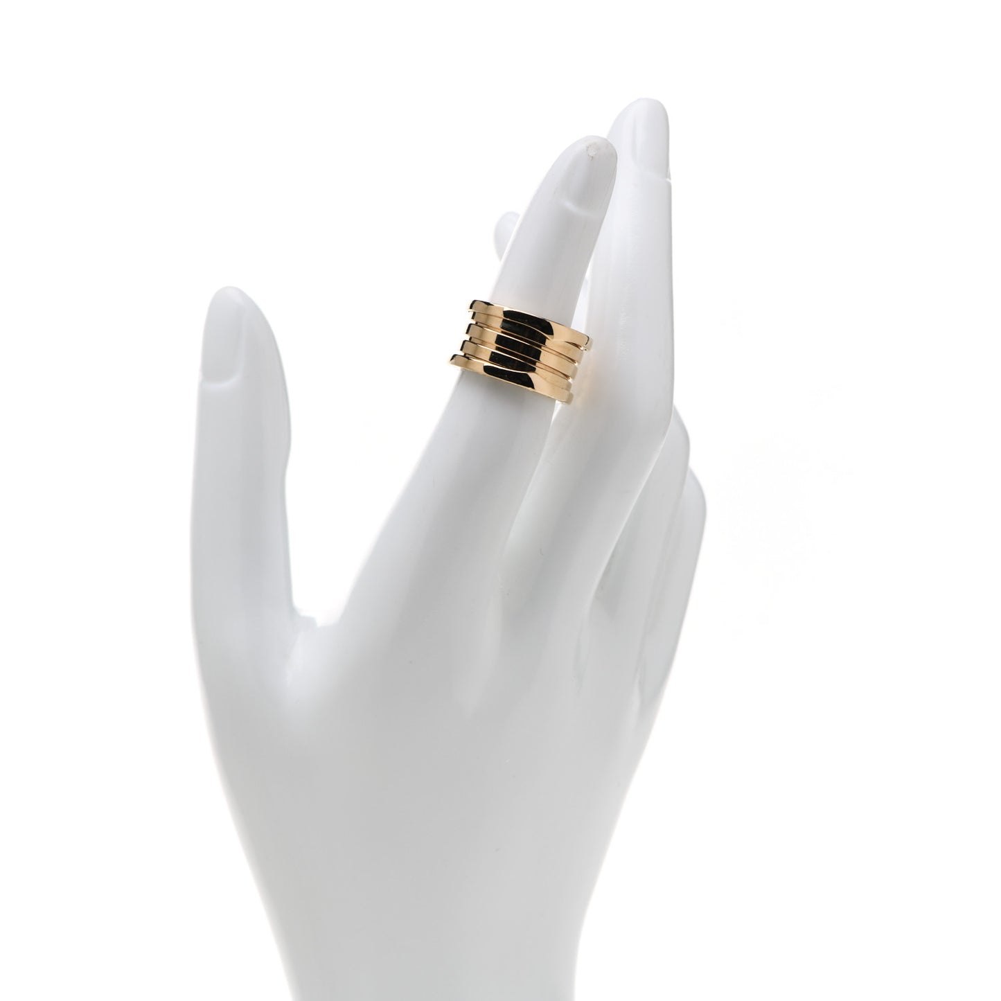 18K Yellow Gold B.Zero1 Four-Band Ring 50 5.25