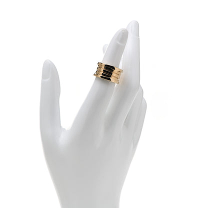 Bulgari 18K Yellow Gold B.Zero1 Four-Band Ring 50 5.25 2 of 5