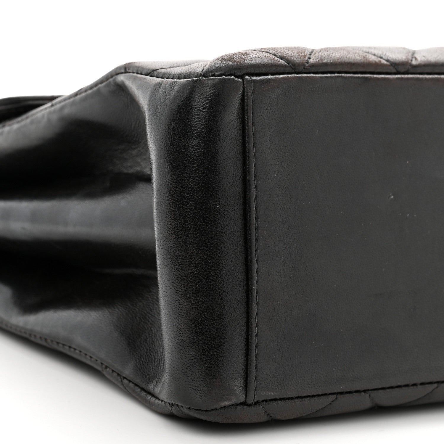 Chanel Lambskin Quilted CC Flap Shoulder Bag Black 9 of 13