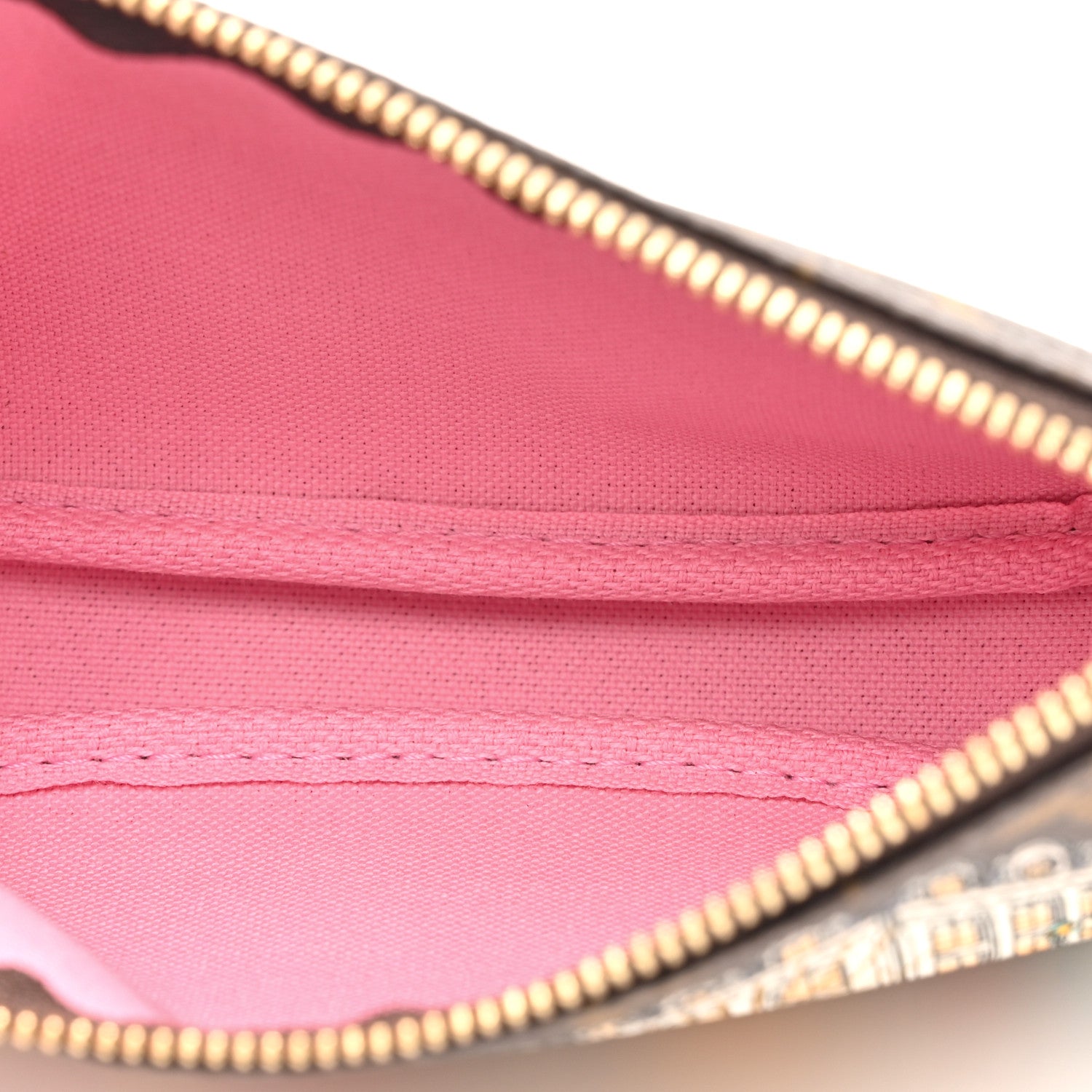 Louis Vuitton Monogram 2022 Christmas Animation Paris Mini Pochette Accessories Pink 5 of 10