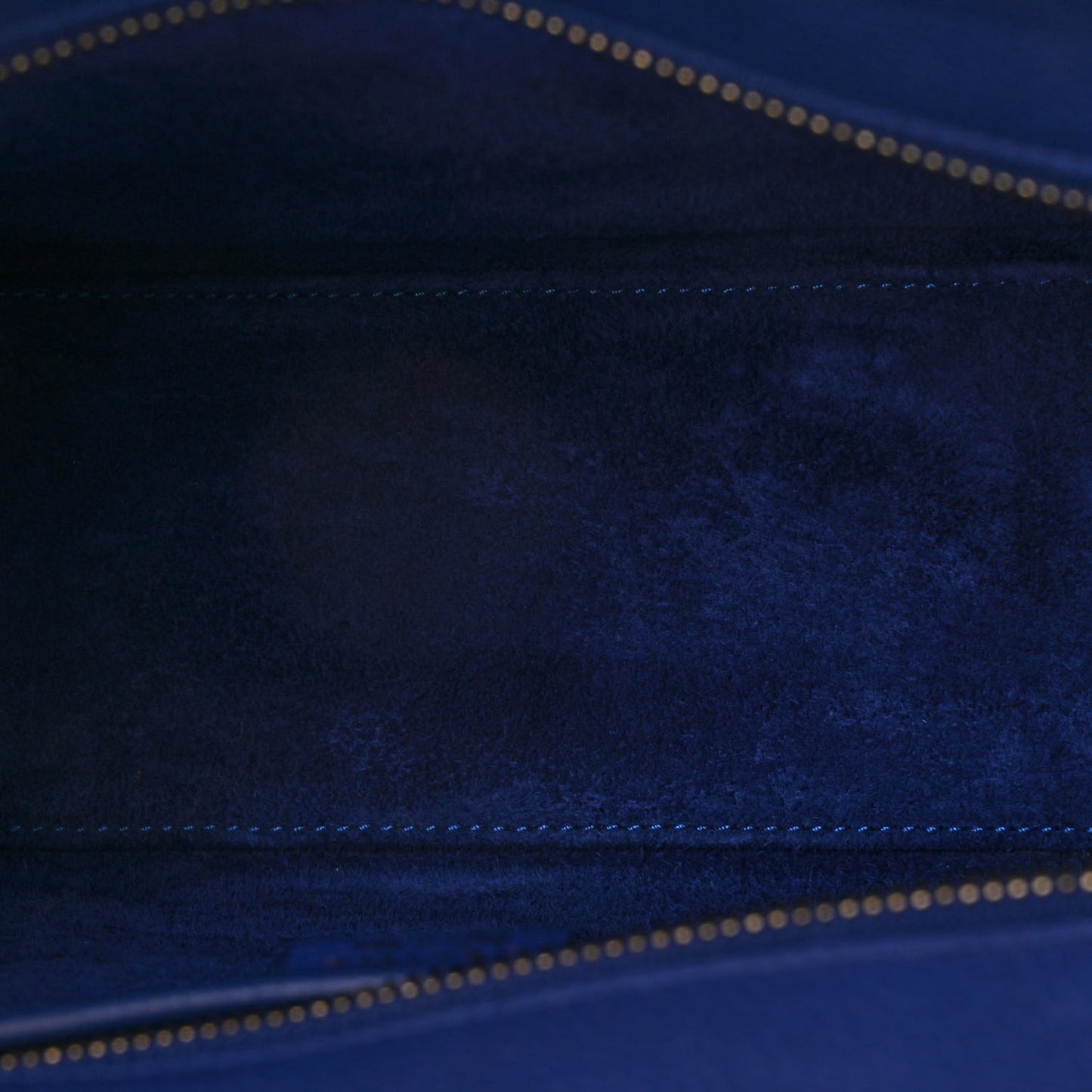 Drummed Calfskin Nano Luggage Indigo