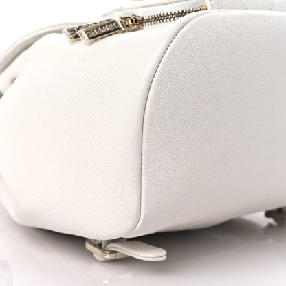Chanel Caviar Quilted Mini Business Affinity Backpack White 8 of 10