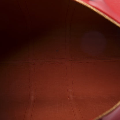Louis Vuitton Epi Keepall 55 Castillan Red 4 of 11