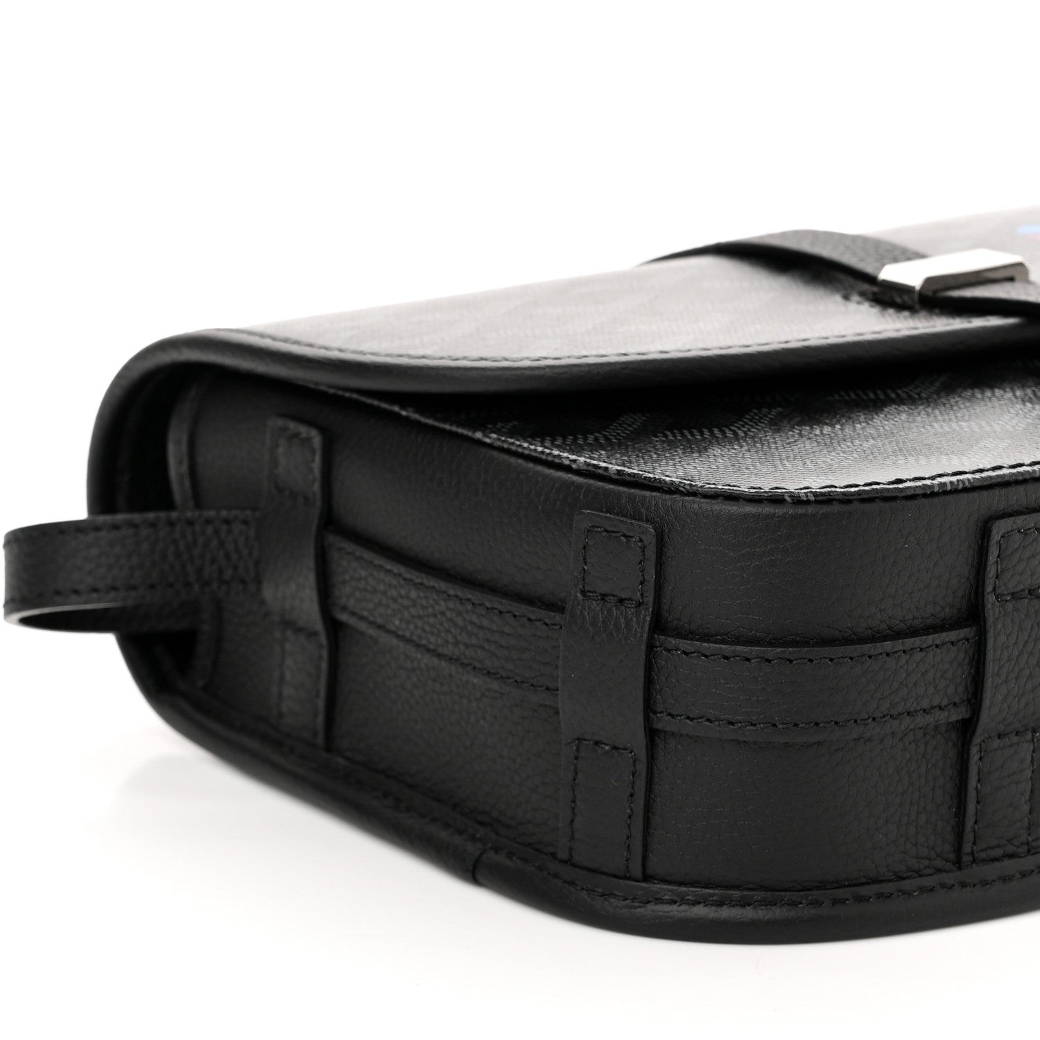 Goyard Goyardine Belvedere III PM Messenger Bag Jet Black 7 of 8