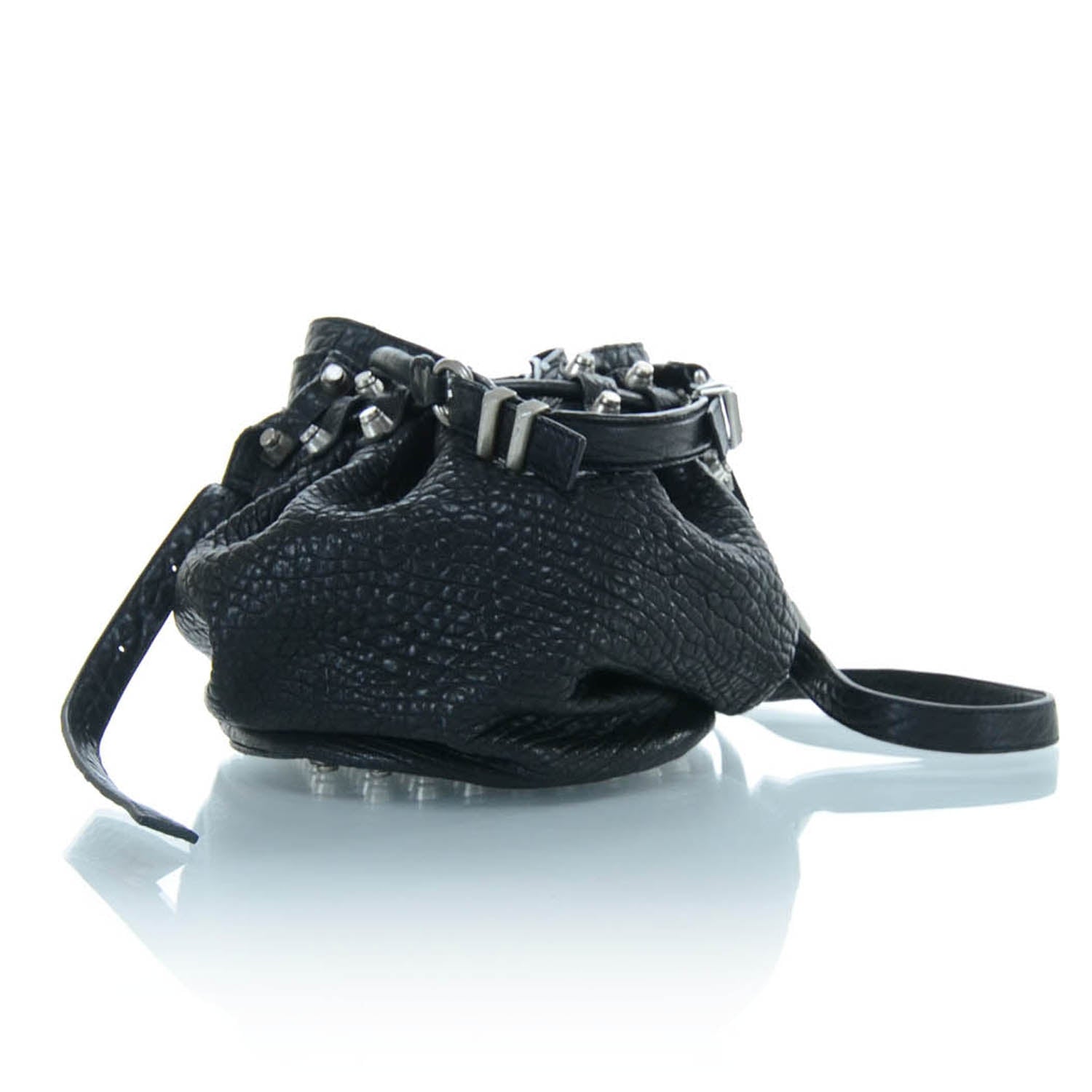 Alexander Wang Leather Diego Bucket Bag Black 6 of 14