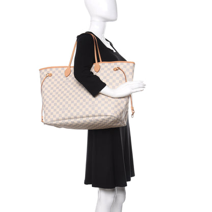 Louis Vuitton Damier Azur Neo Neverfull GM Rose Ballerine 2 of 12
