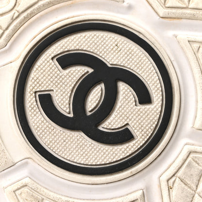 Chanel Satin Suede CC Graffiti Print Sneakers 41 Multicolor 7 of 10