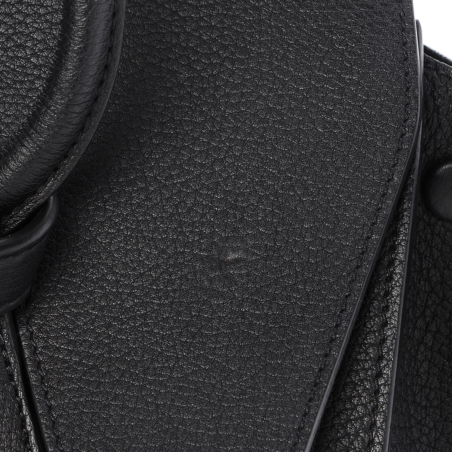 Celine Crisped Calfskin Small Tie Knot Tote Black 8 of 8