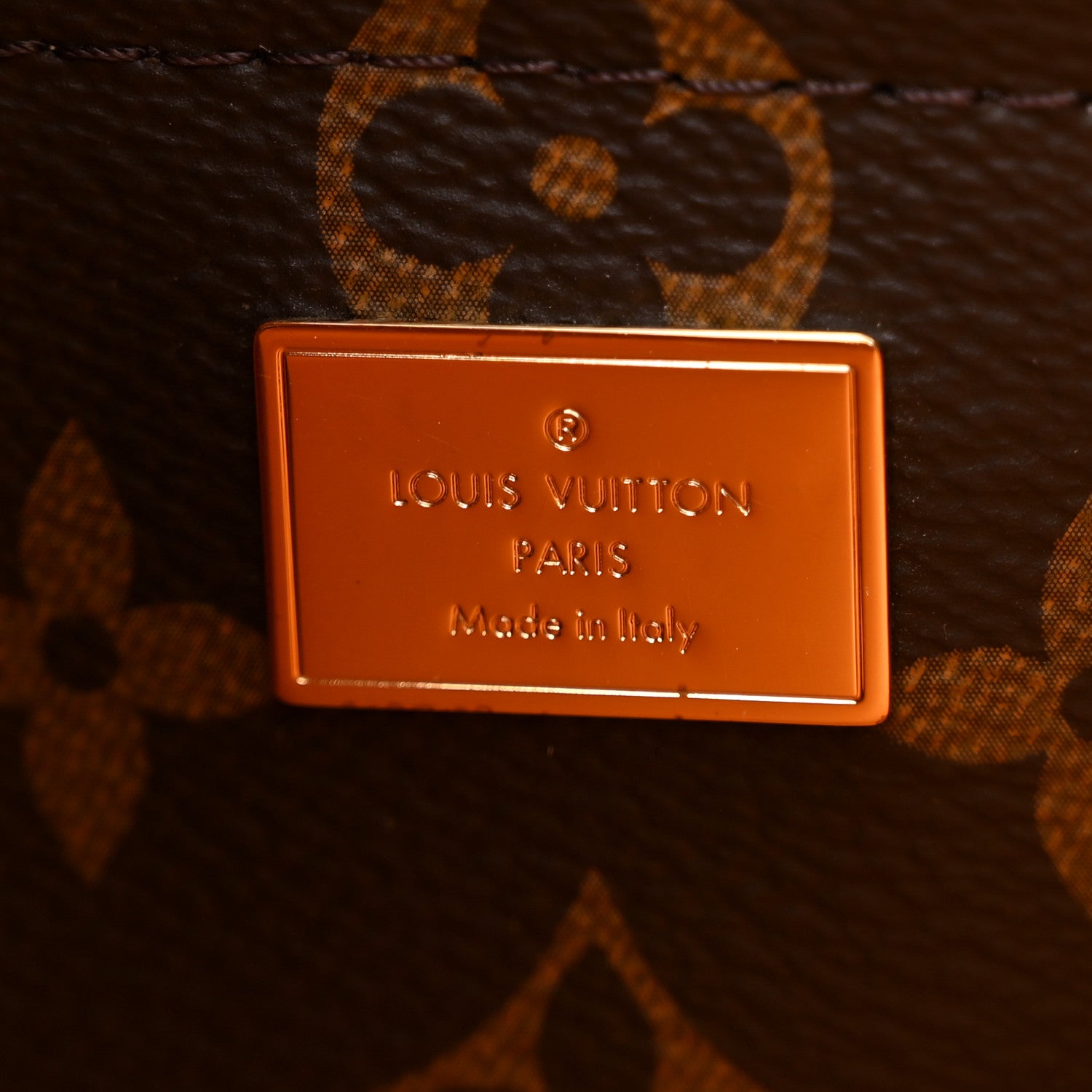 Louis Vuitton Patent Miroir Venice Bronze 6 of 9