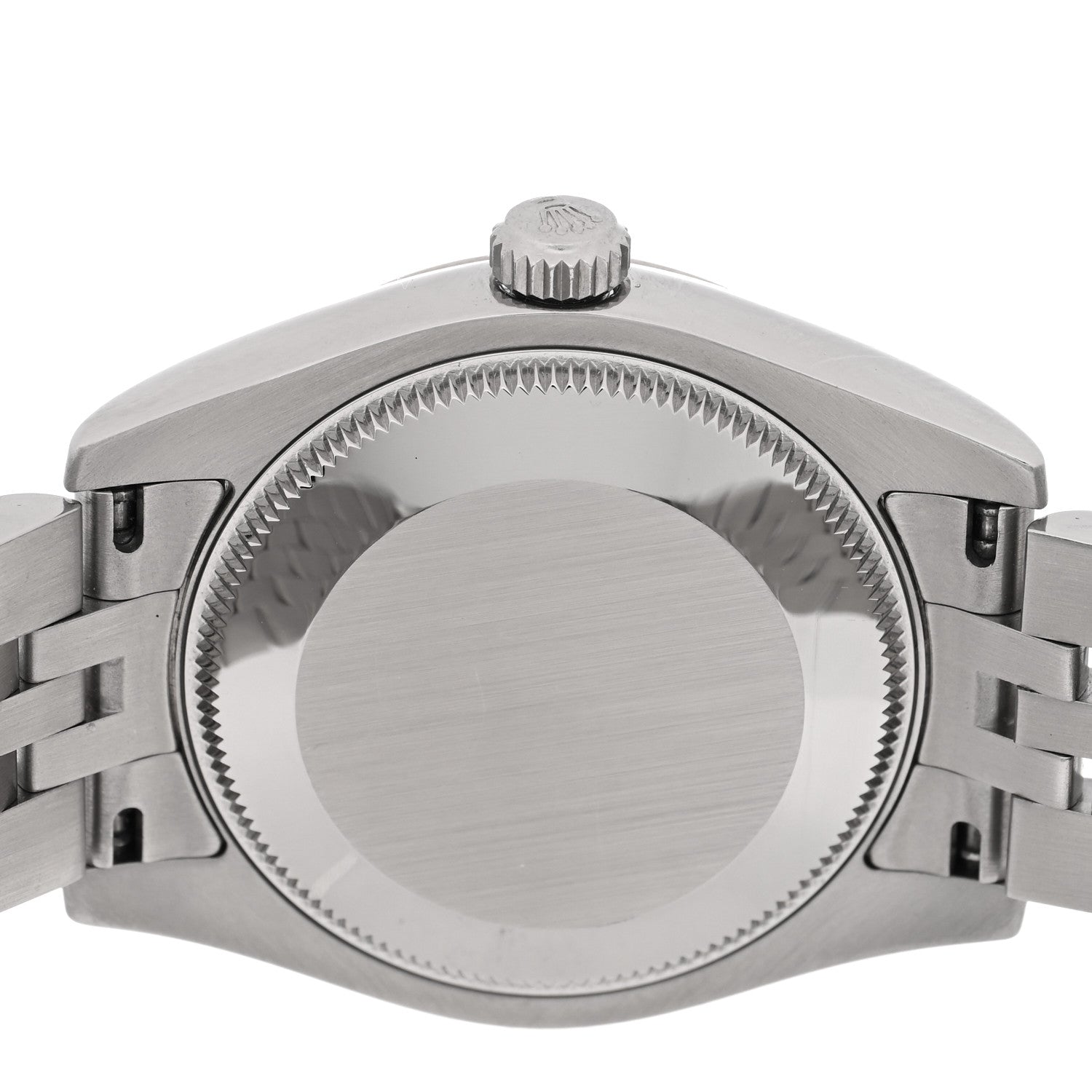Rolex Stainless Steel 18K White Gold Diamond 31mm Oyster Perpetual Datejust Watch Silver Jubilee 178274 4 of 5