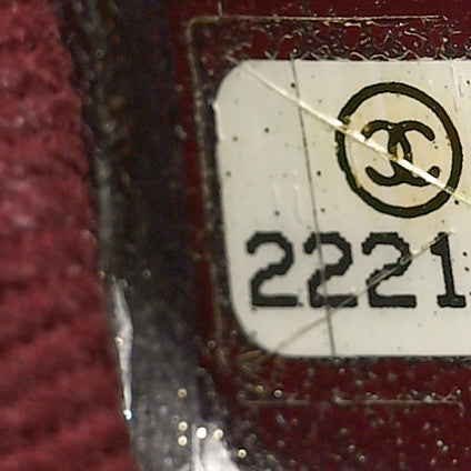 Caviar Lizard Embossed Quilted Small Coco Handle Flap Navy Blue