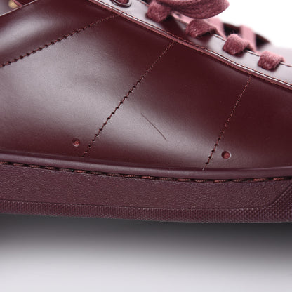 Saint Laurent Calfskin Mens Alpha Sneakers 42.5 Rouge Legion 8 of 10