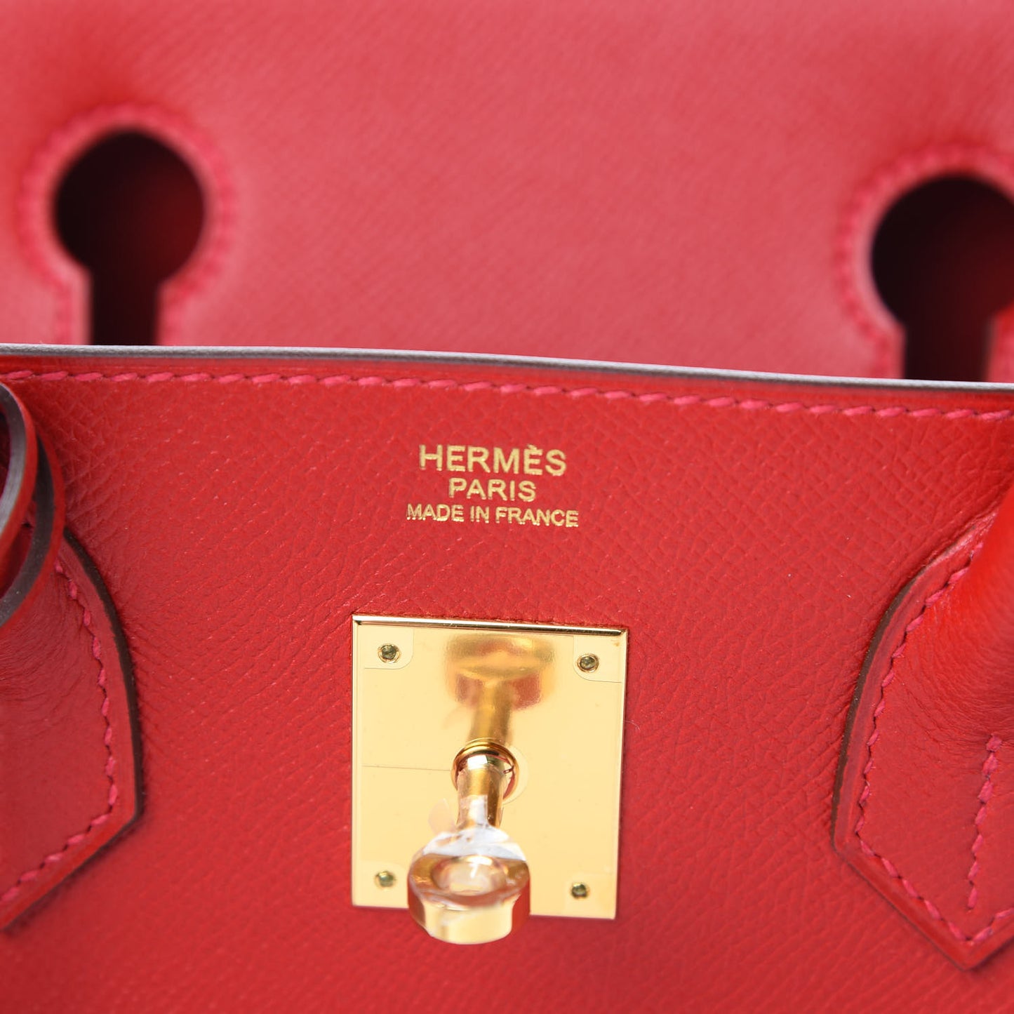 Epsom Birkin 30 Rouge Casaque