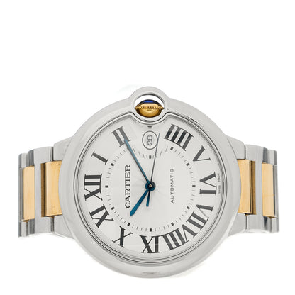 Cartier Stainless Steel 18K Yellow Gold 42mm Ballon Bleu De Cartier Automatic Watch 3 of 4