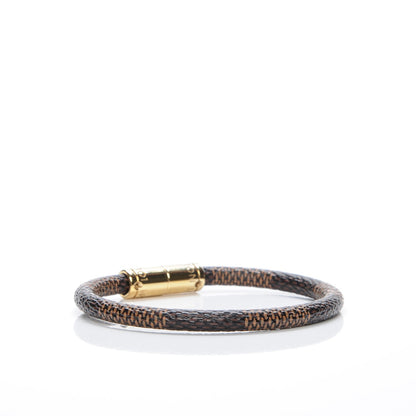 Louis Vuitton Damier Ebene Keep It Bracelet 17 3 of 7