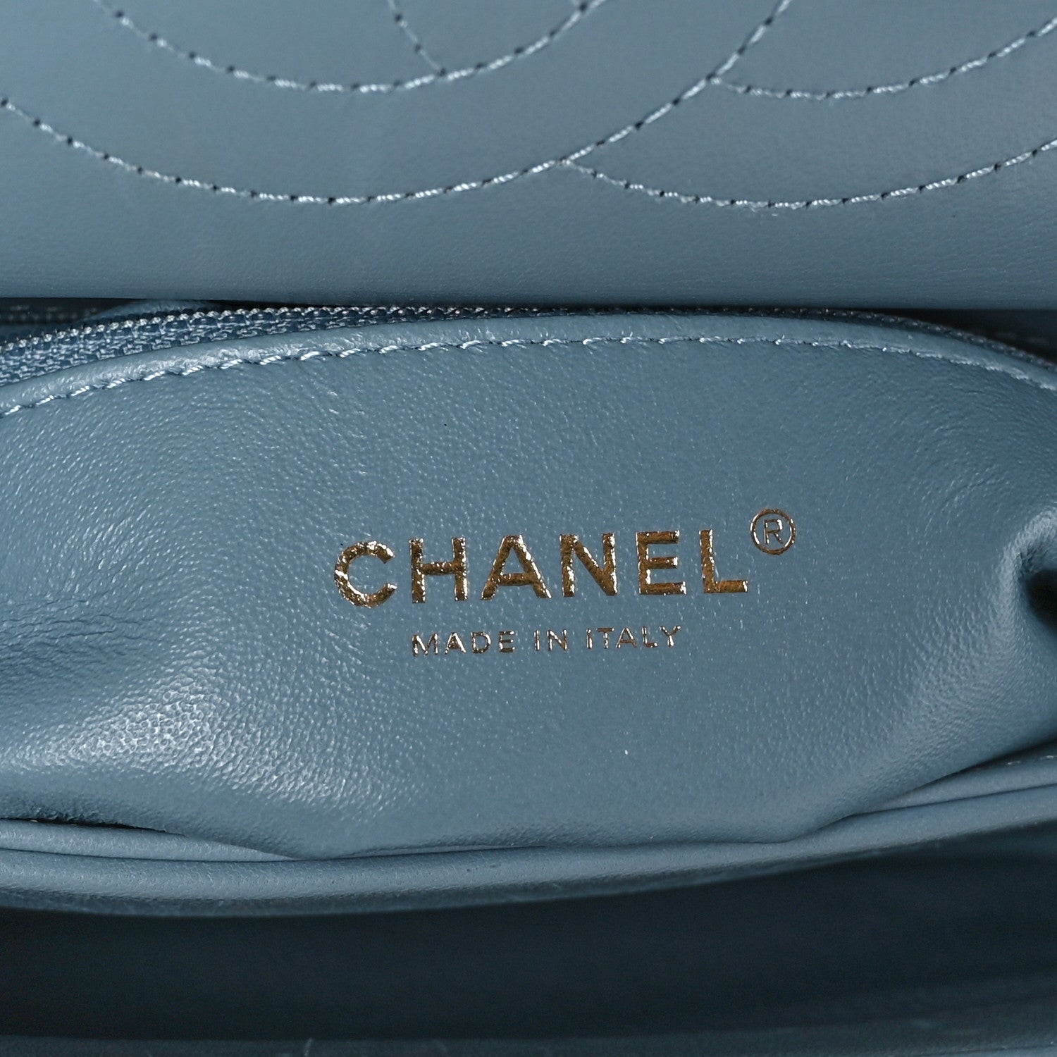 Chanel Lambskin Chevron Quilted Small Trendy CC Flap Dual Handle Bag Light Blue 7 of 12