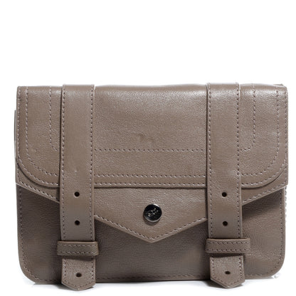 Proenza Schouler Leather PS1 Large Chain Wallet Smoke 1 of 7