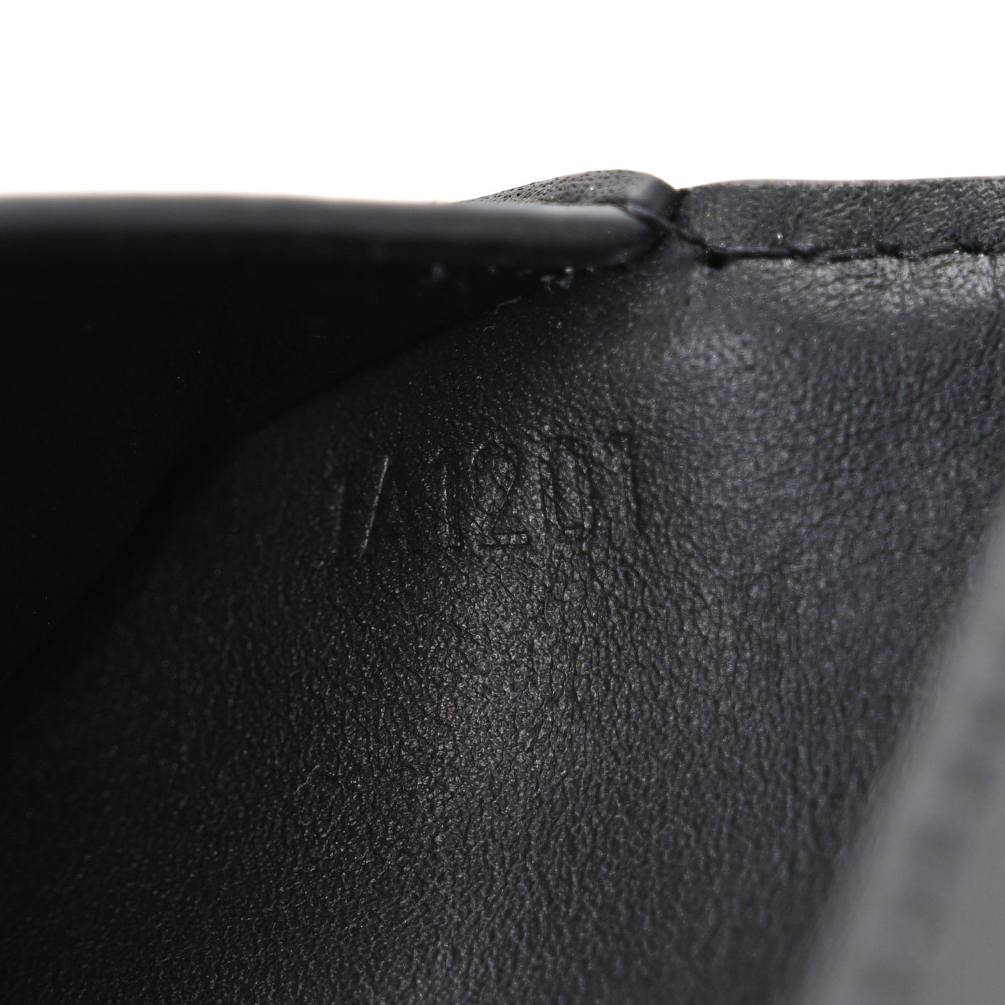 Calfskin Monogram Shadow Pocket Organizer Black