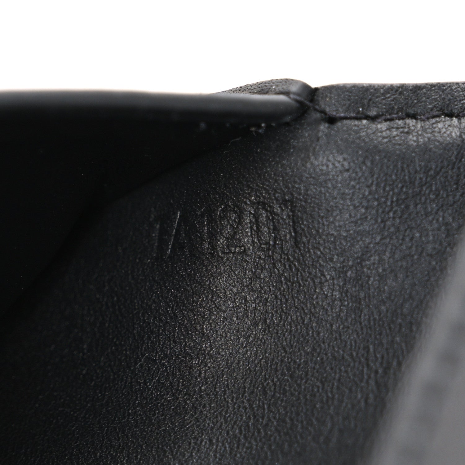 Louis Vuitton Calfskin Monogram Shadow Pocket Organizer Black 7 of 8
