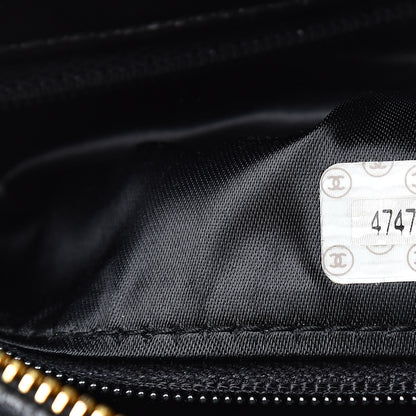Chanel Patent Quilted Camera Case Black 7 of 15