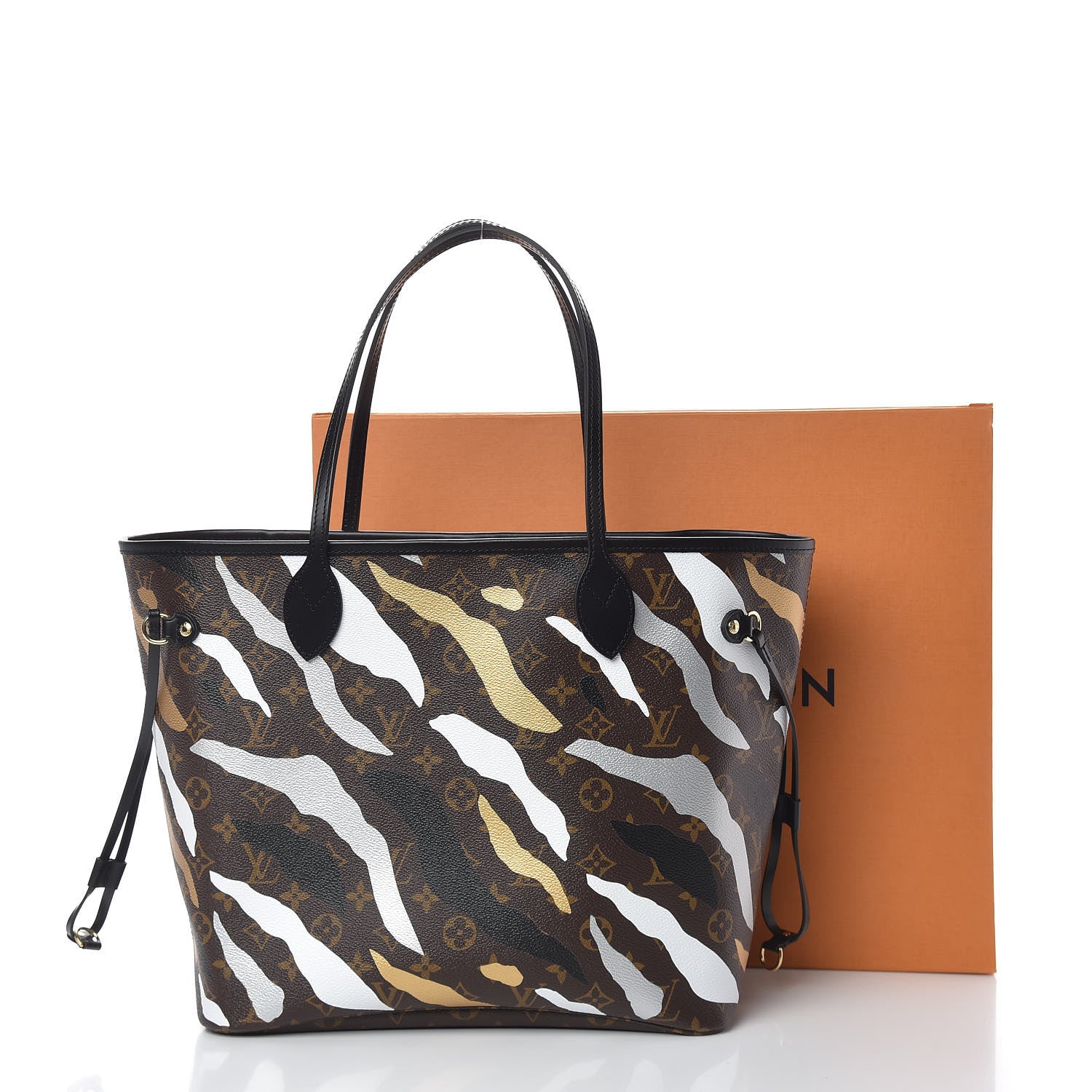 Louis Vuitton X LOL Monogram Neverfull MM Gold Silver 11 of 11