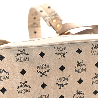 MCM Visetos Medium Side Studs Stark Backpack Beige 19 of 21