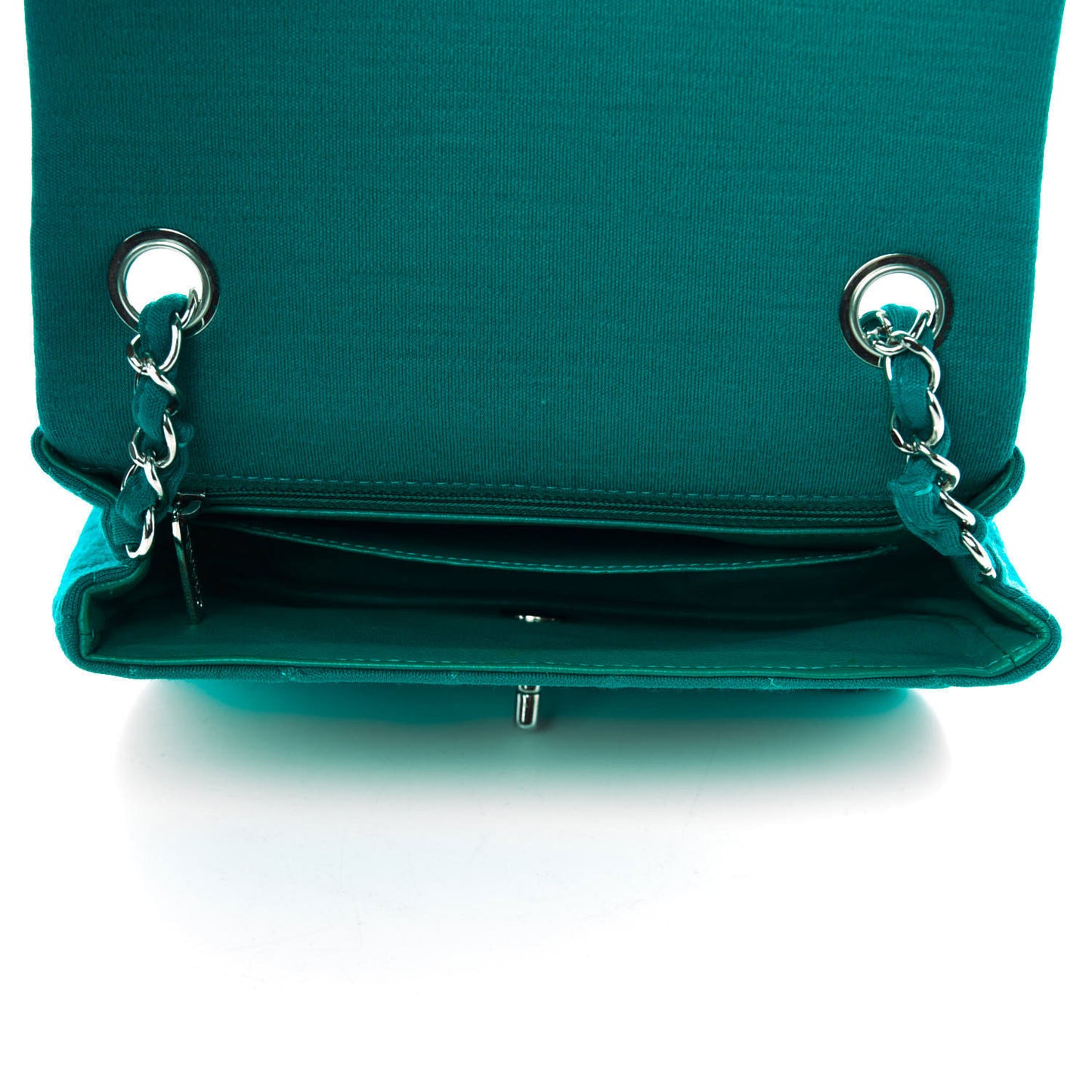 Jersey Quilted Mini Rectangular Flap Green