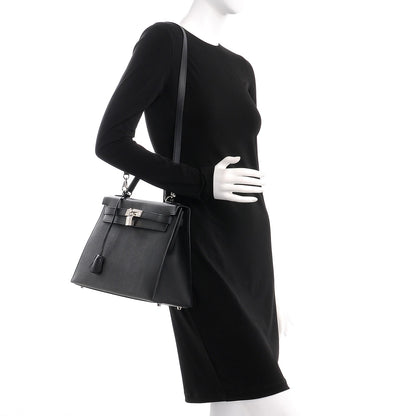 Hermes Epsom Kelly Sellier 32 Black 2 of 36