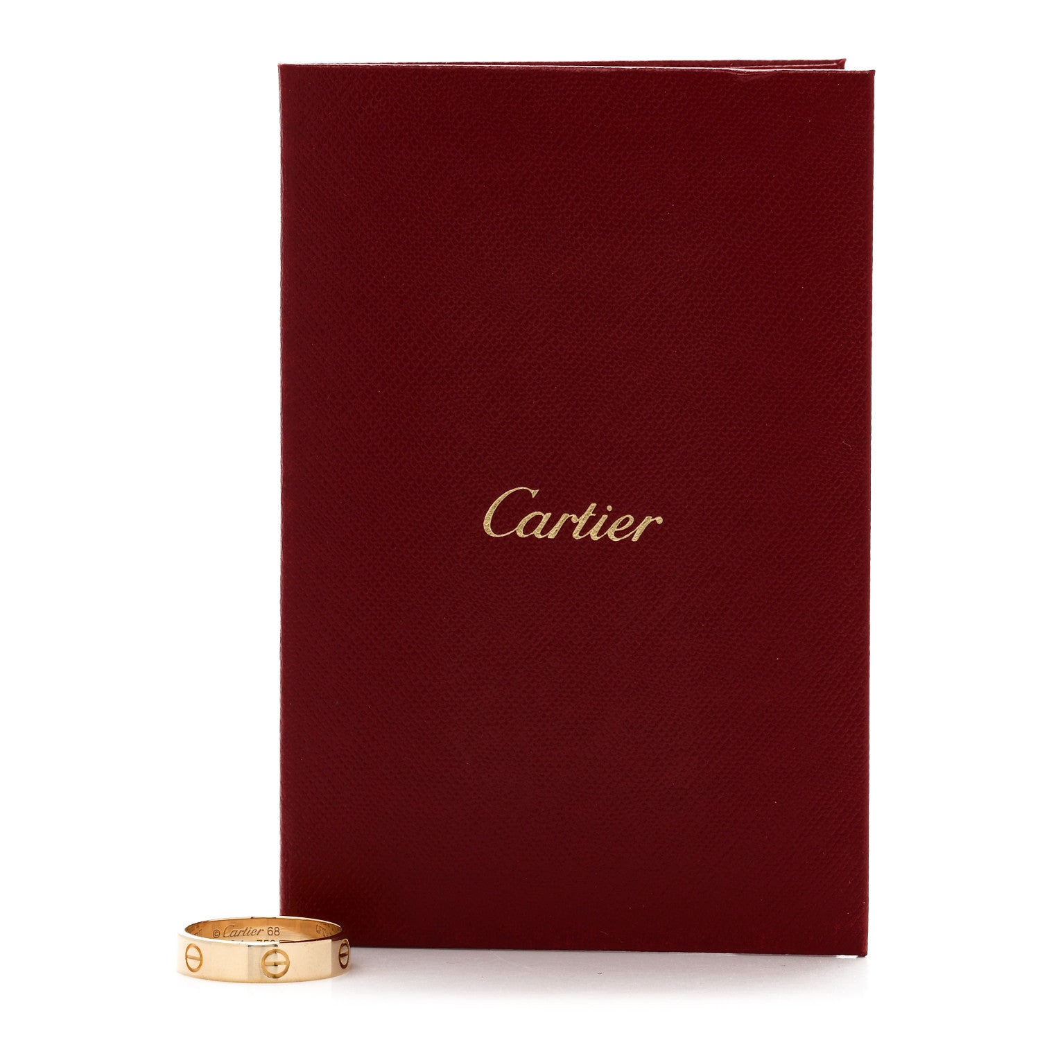 Cartier 18K Yellow Gold 5.5mm LOVE Ring 68 12.25 5 of 5