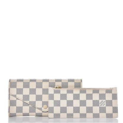 Louis Vuitton Damier Azur Josephine Wallet 3 of 8