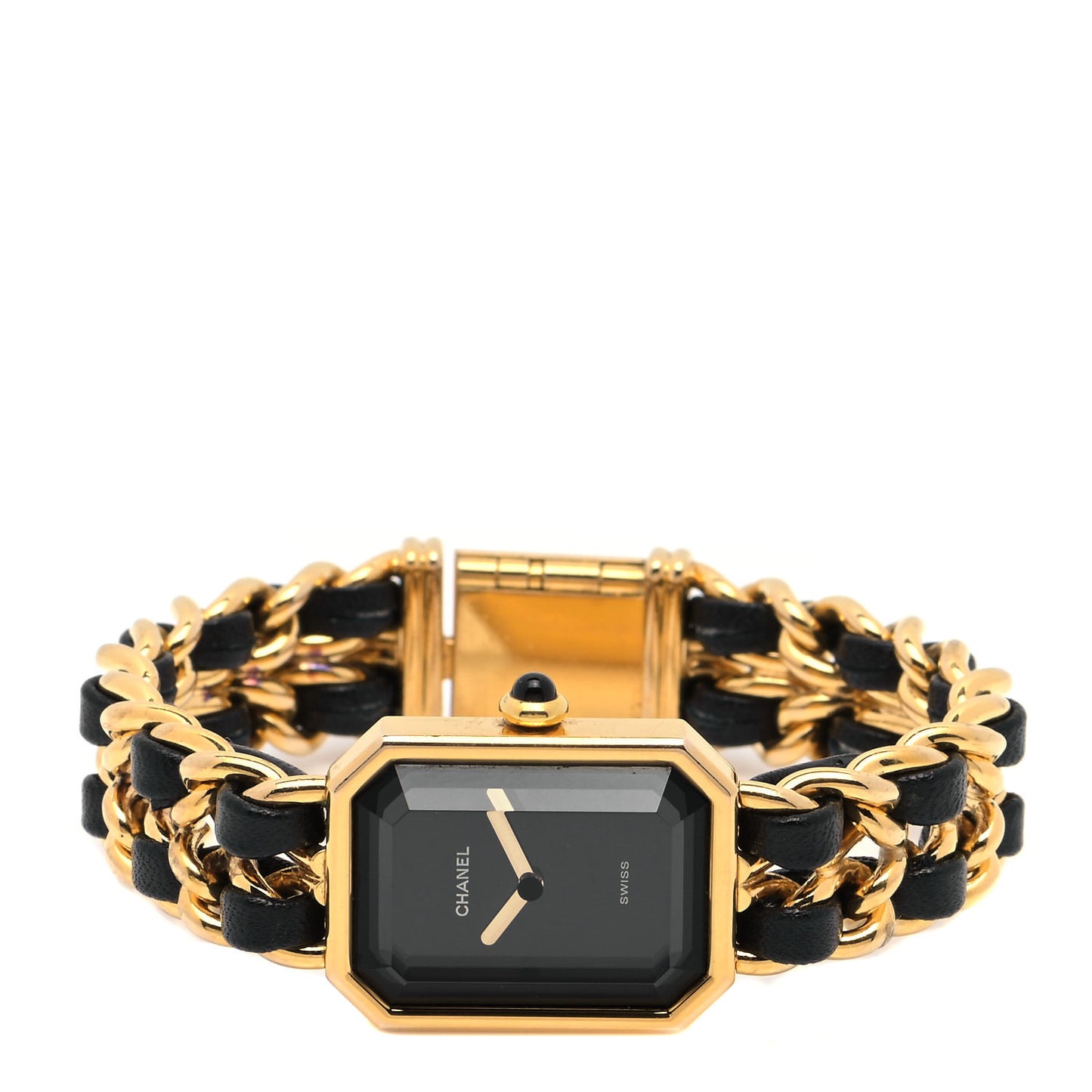 Stainless Steel Lambskin 20mm Chain Premiere Quartz Watch Gold M