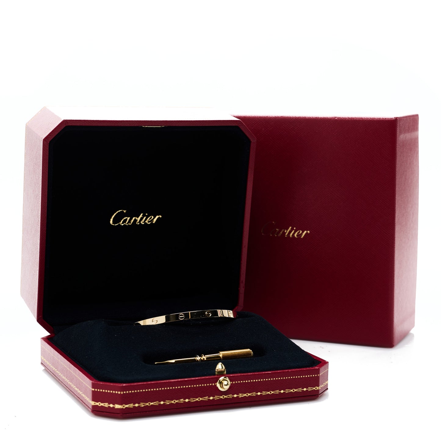 18K Yellow Gold Small LOVE Bracelet 16