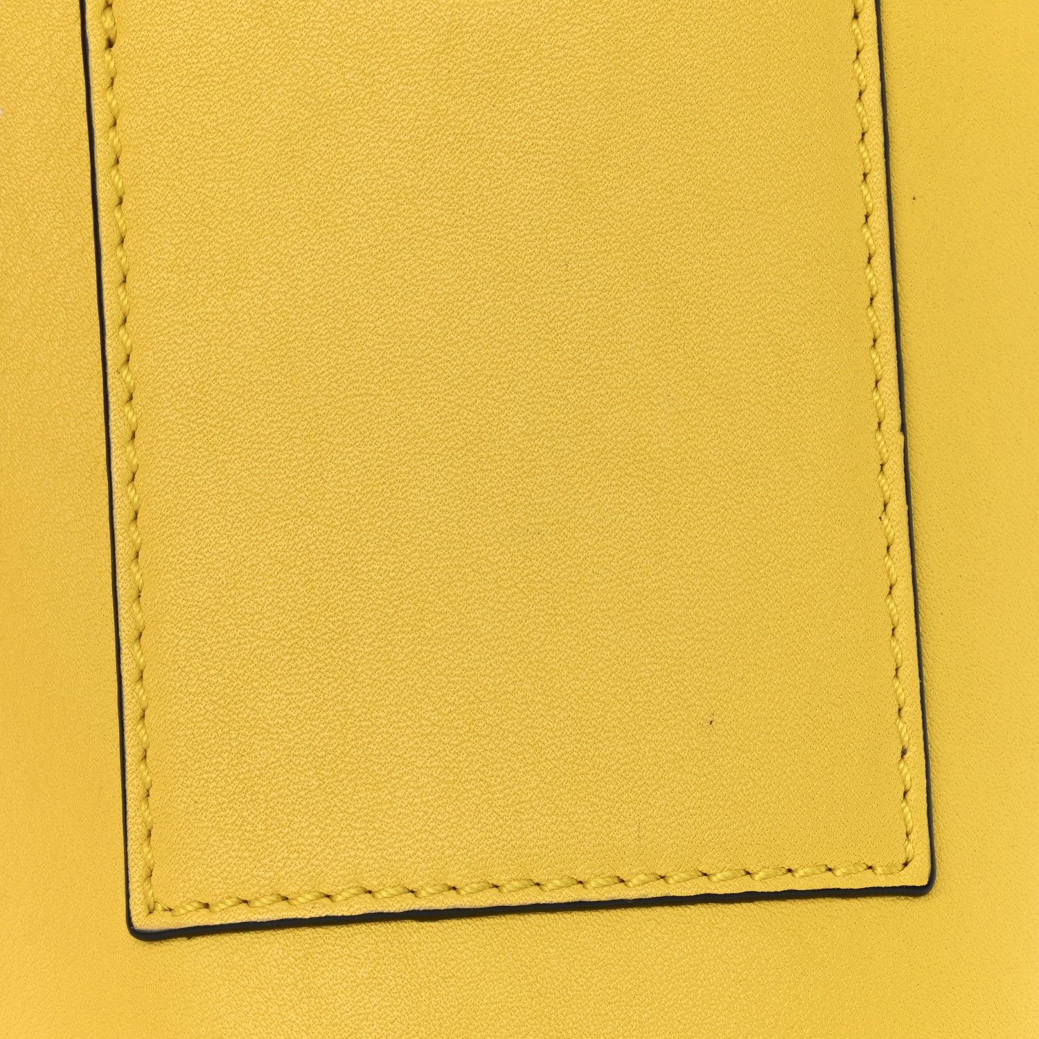 Loewe Calfskin Elephant Pouch Crossbody Bag Yellow 12 of 12
