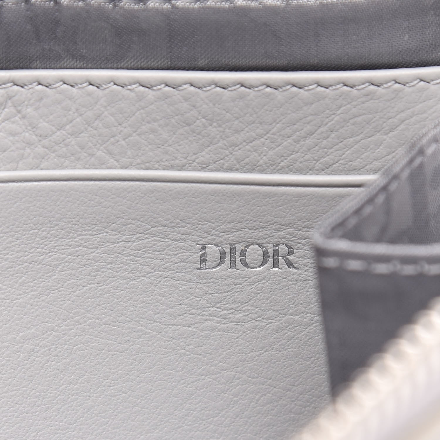 Christian Dior X AIR JORDAN Grained Calfskin Crossbody Grey 6 of 11