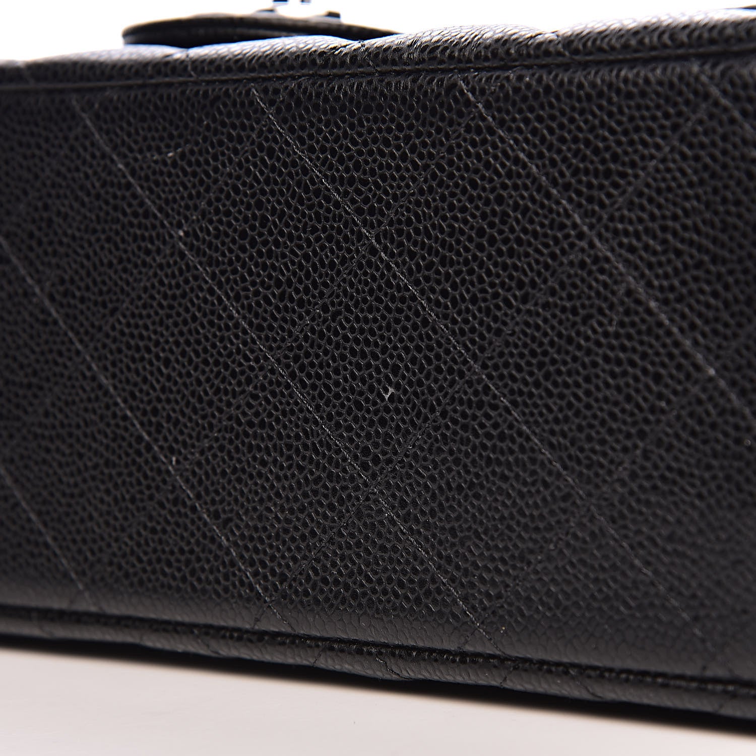 Chanel Caviar Quilted Maxi Double Flap Black 10 of 12