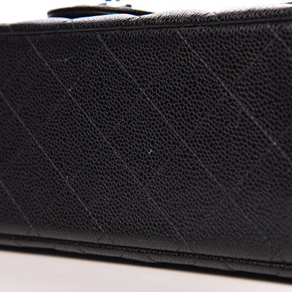 Chanel Caviar Quilted Maxi Double Flap Black 10 of 12